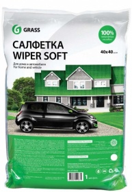 Салфетка WIPER SOFT (100% микрофибра 40*40) упак.